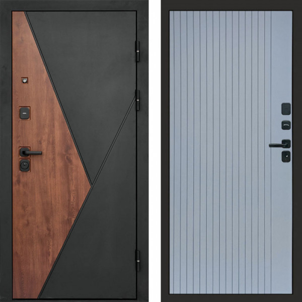 Входная дверь Termo-Door Матрикс Дуб - Flat Grey софт