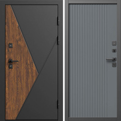 Входная дверь Termo-Door Матрикс Дуб - Флэт Grey софт