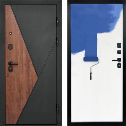 Входная дверь Termo-Door Матрикс Дуб - Гладкая Панель Под Покраску Под покраску (грунт)