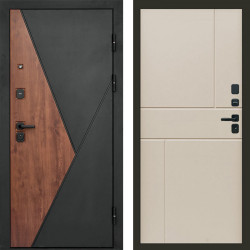 Входная дверь Termo-Door Матрикс Дуб - Горизонт Слоновая кость