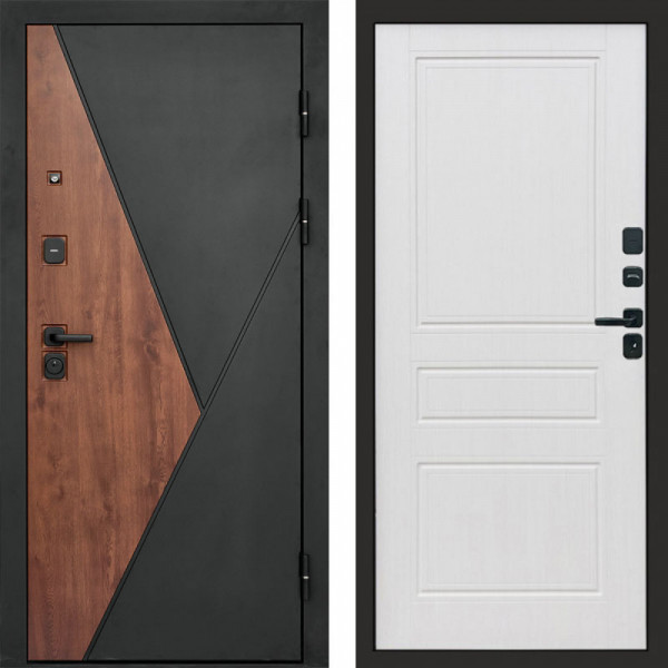 Входная дверь Termo-Door Матрикс Дуб - Классика белое дерево