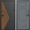 Входная дверь Termo-Door Матрикс Дуб - Лион Grey софт