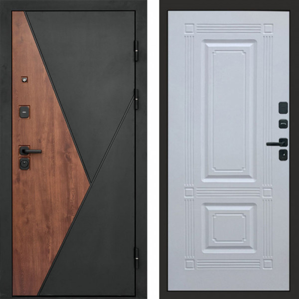 Входная дверь Termo-Door Матрикс Дуб - Мадрид Белый софт