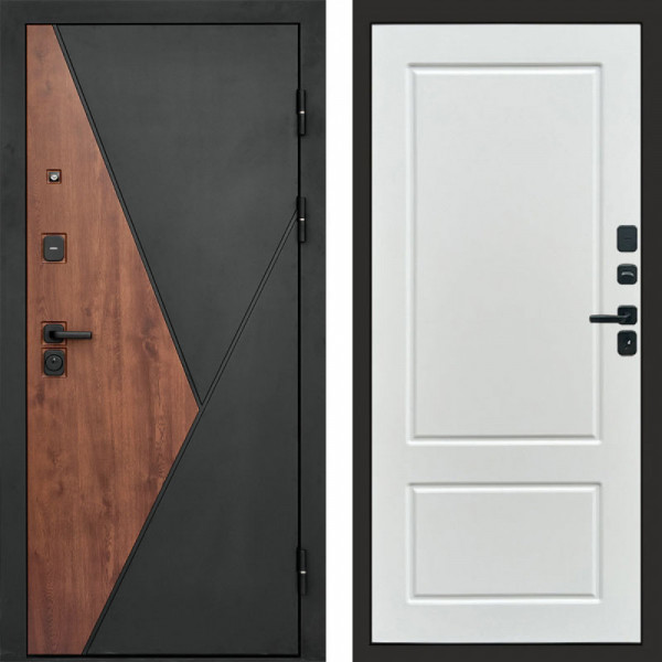 Входная дверь Termo-Door Матрикс Дуб - Марсель Белый софт