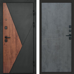 Входная дверь Termo-Door Матрикс Дуб - Мастино Бетон темный