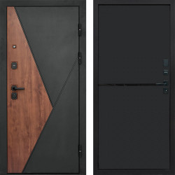 Входная дверь Termo-Door Матрикс Дуб - Нео Black