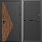 Входная дверь Termo-Door Матрикс Дуб - Нео Black