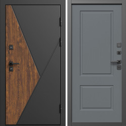Входная дверь Termo-Door Матрикс Дуб - Нео Классика Грей Софт