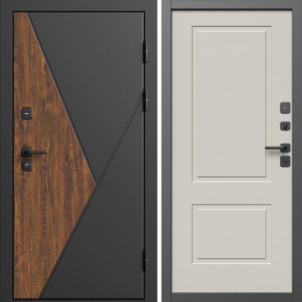 Входная дверь Termo-Door Матрикс Дуб - Нео Классика Слоновая Кость