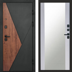 Входная дверь Termo-Door Матрикс Дуб - Зеркало белый софт