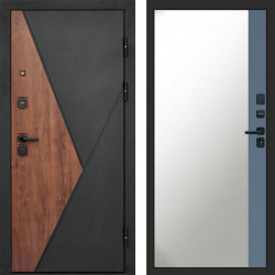 Входная дверь Termo-Door Матрикс Дуб - Зеркало Фацет Grey софт