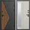 Входная дверь Termo-Door Матрикс Дуб - Зеркало Люмис Соновая Кость
