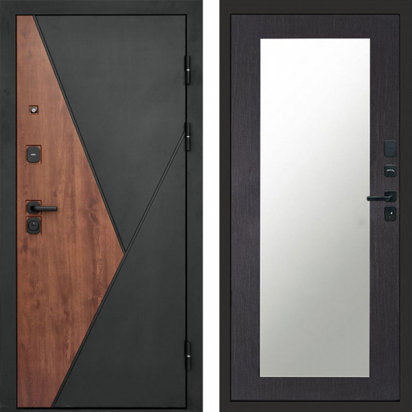 Входная дверь Termo-Door Матрикс Дуб - Зеркало Триумф венге