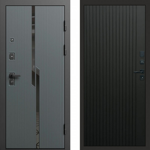 Входная дверь Termo-Door Прайм - Flat Черный кварц