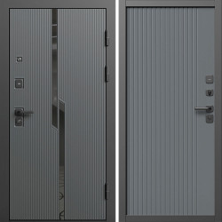 Входная дверь Termo-Door Прайм - Флэт Grey софт