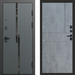 Входная дверь Termo-Door Прайм - Горизонт бетон темный