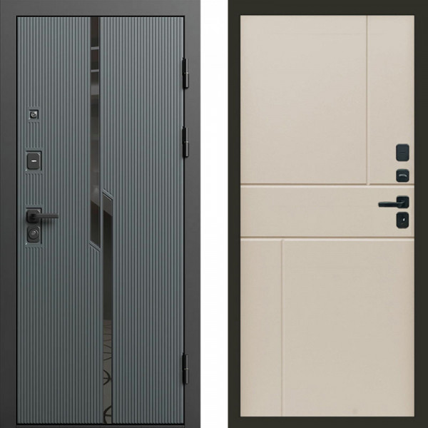 Входная дверь Termo-Door Прайм - Горизонт Слоновая кость