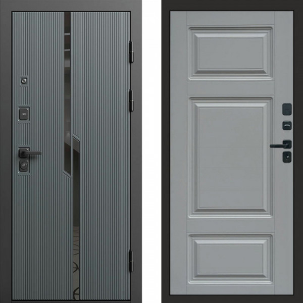 Входная дверь Termo-Door Прайм - Лион Grey софт
