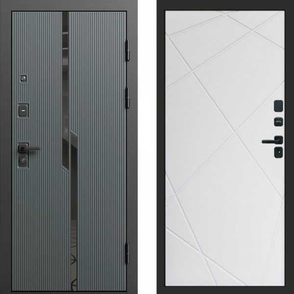 Входная дверь Termo-Door Прайм - Лучи белый