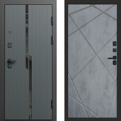 Входная дверь Termo-Door Прайм - Лучи бетон темный