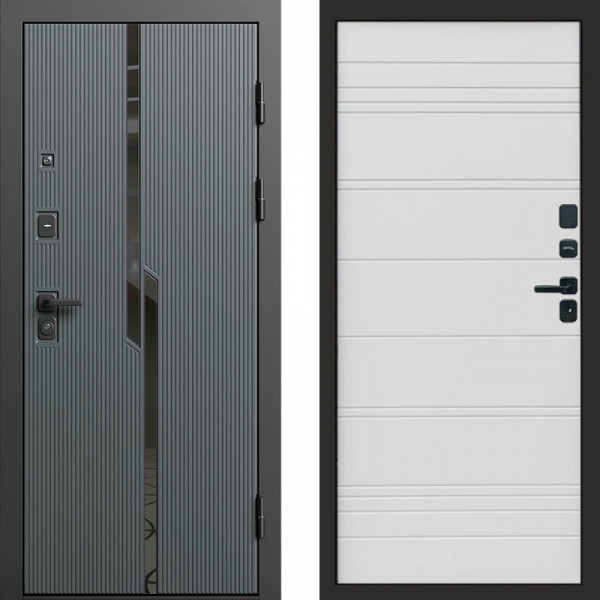 Входная дверь Termo-Door Прайм - Лучи White line