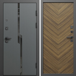 Входная дверь Termo-Door Прайм - Плаза Елочка Орех