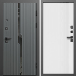 Входная дверь Termo-Door Прайм - Страйп Белый Софт