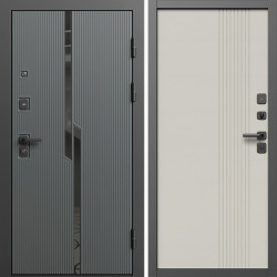Входная дверь Termo-Door Прайм - Страйп Слоновая Кость