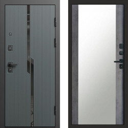 Входная дверь Termo-Door Прайм - Зеркало бетон темный