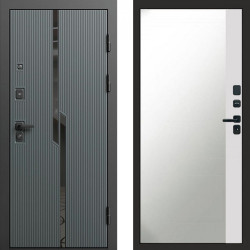 Входная дверь Termo-Door Прайм - Зеркало Фацет Белый софт