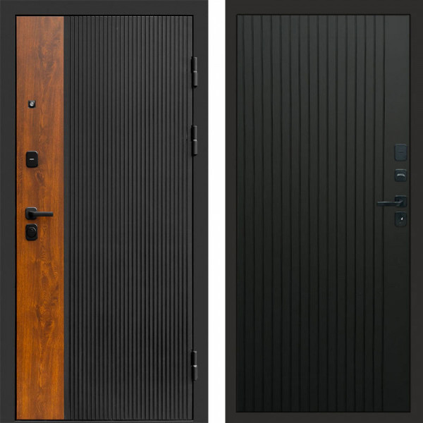 Входная дверь Termo-Door Престиж - Flat Черный кварц