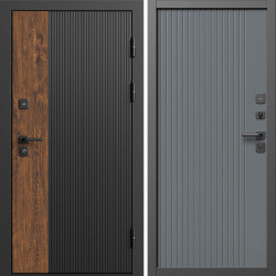 Входная дверь Termo-Door Престиж - Флэт Черный кварц