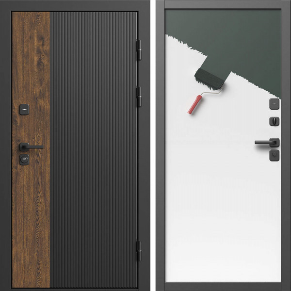 Входная дверь Termo-Door Престиж - Гладкая Панель Под Покраску (грунт)