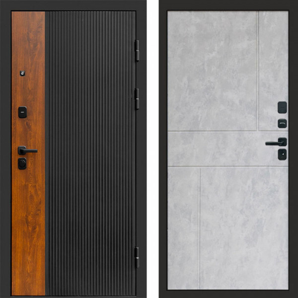 Входная дверь Termo-Door Престиж - Горизонт бетон светлый