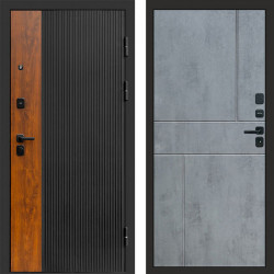 Входная дверь Termo-Door Престиж - Горизонт бетон темный