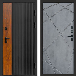Входная дверь Termo-Door Престиж - Лучи бетон темный