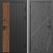 Входная дверь Termo-Door Престиж - Лучи бетон темный