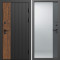 Входная дверь Termo-Door Престиж - Зеркало Фацет Grey софт