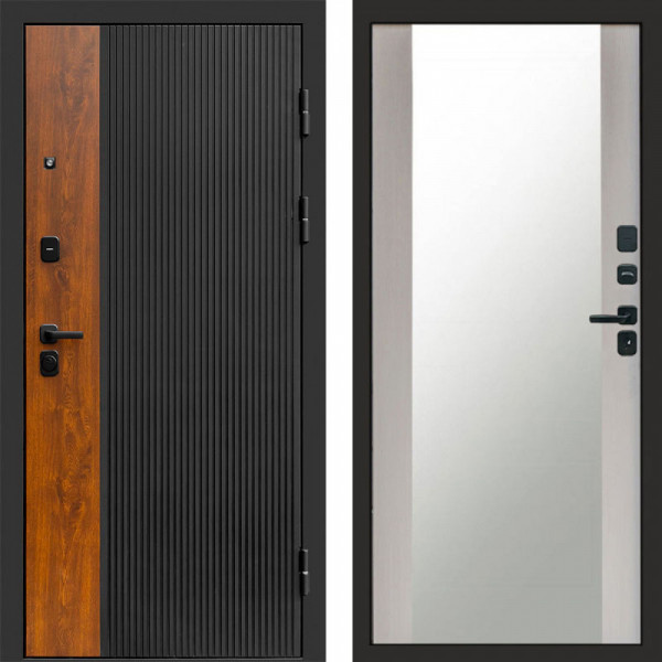 Входная дверь Termo-Door Престиж - Зеркало лиственница