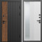 Входная дверь Termo-Door Престиж - Зеркало Люмис Белый Софт