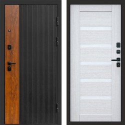 Входная дверь Termo-Door Престиж - Зеркало Триумф Царга лиственница 4500 / 5500