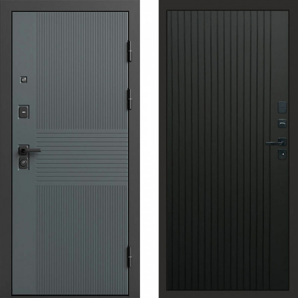 Входная дверь Termo-Door Селект - Flat Черный кварц