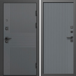 Входная дверь Termo-Door Селект - Флэт Grey софт