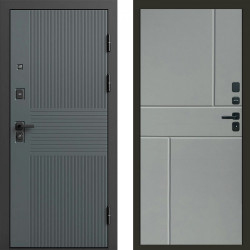 Входная дверь Termo-Door Селект - Горизонт Grey софт