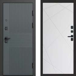 Входная дверь Termo-Door Селект - Лучи белый