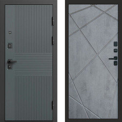 Входная дверь Termo-Door Селект - Лучи бетон темный
