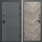 Входная дверь Termo-Door Селект - Плаза Елочка Серая