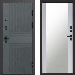 Входная дверь Termo-Door Селект - Зеркало белый софт