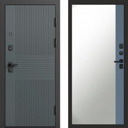 Входная дверь Termo-Door Селект - Зеркало Фацет Grey софт