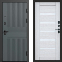 Входная дверь Termo-Door Селект - Зеркало Триумф Царга лиственница 4500 / 5500